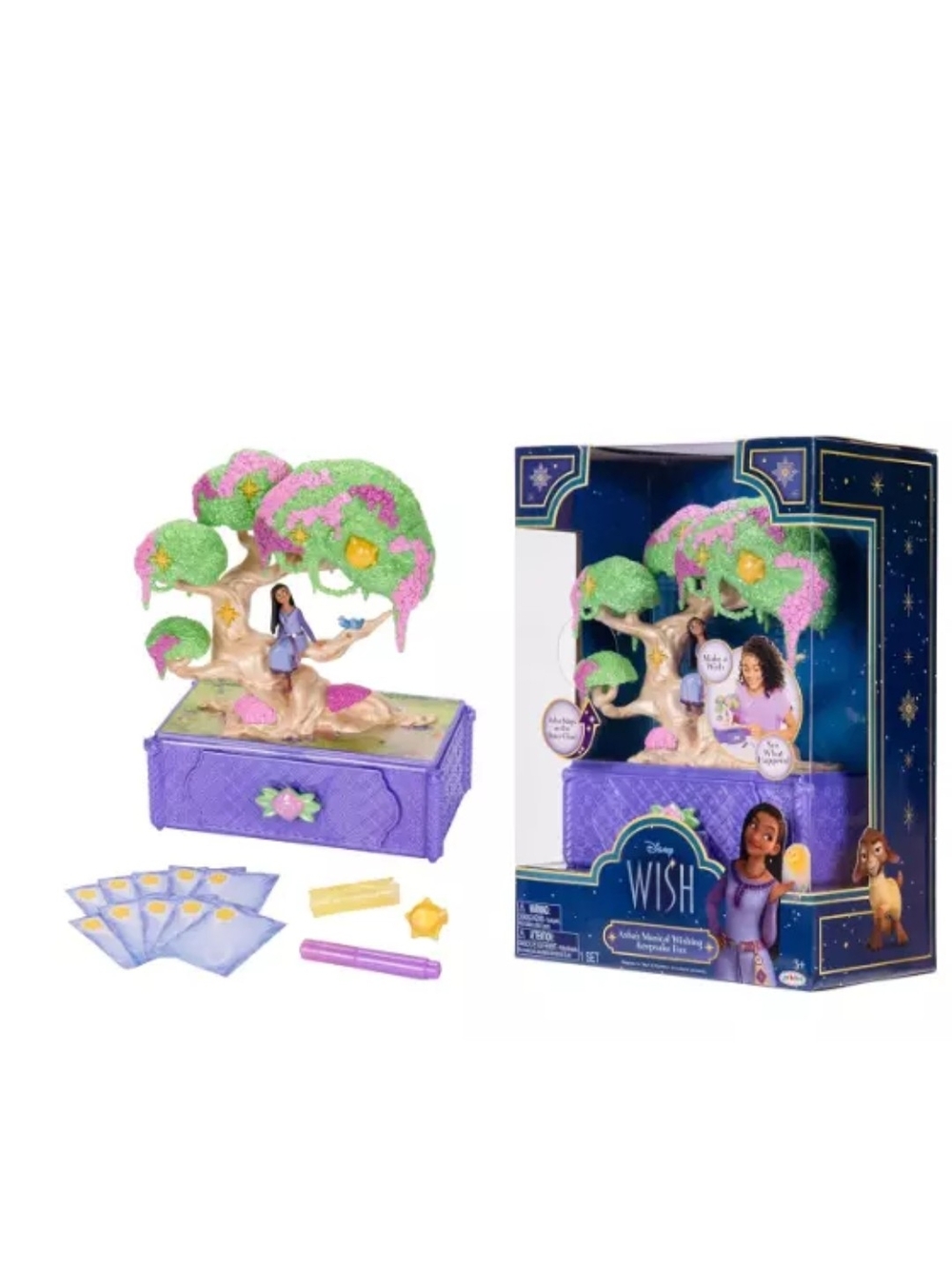 Disney Wish Purple Musical Tree Playset for Kids